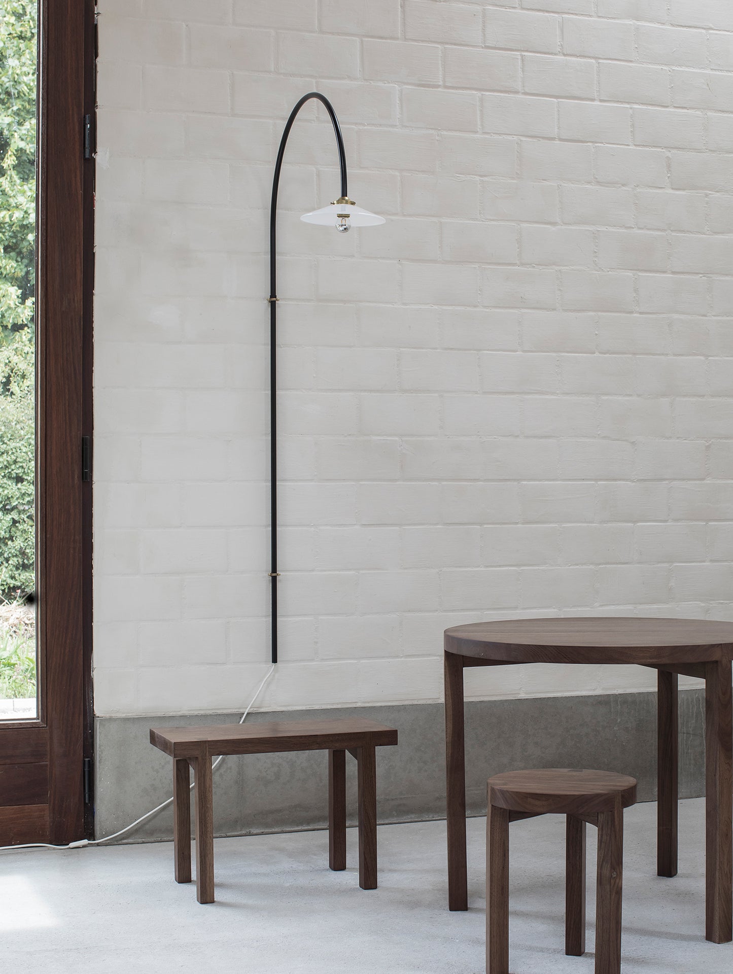 Hanging Lamp No.2 by Valerie Objects - Black Steel