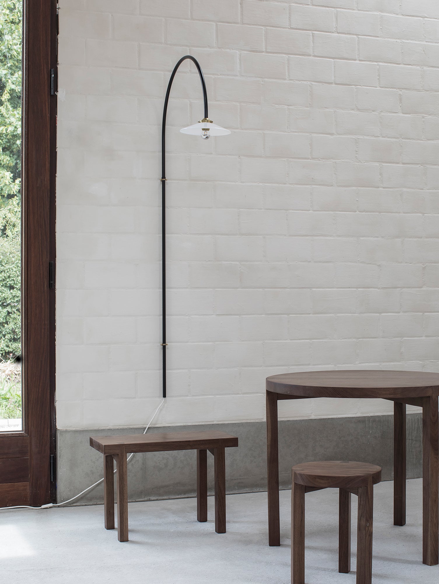 Hanging Lamp No.2 by Valerie Objects - Black Steel
