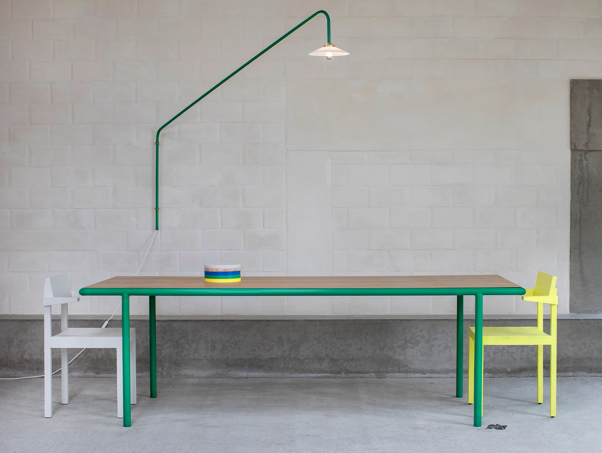 Hanging Lamp No.1 by Valerie Objects - Green