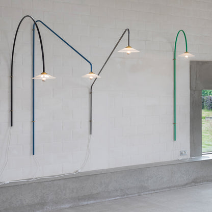 Hanging Lamp No.2 by Valerie Objects - Green Steel