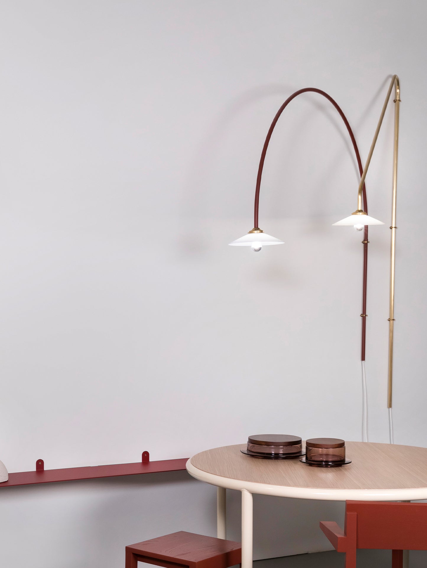 Hanging Lamp No.4 by Valerie Objects - Unlacquered Brass