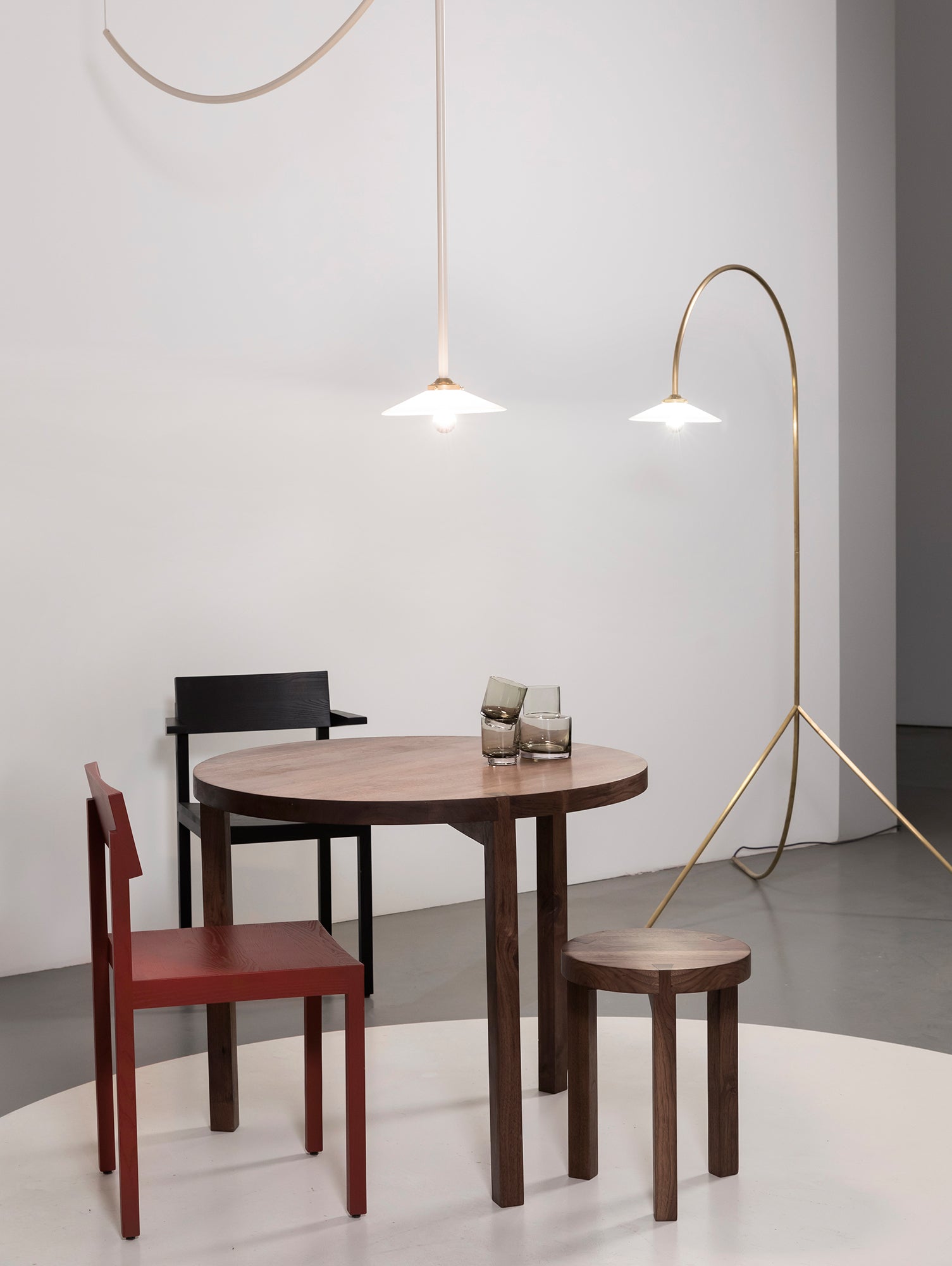 Standing Lamp No.1 by Valerie Objects  - Unlacquered Brass