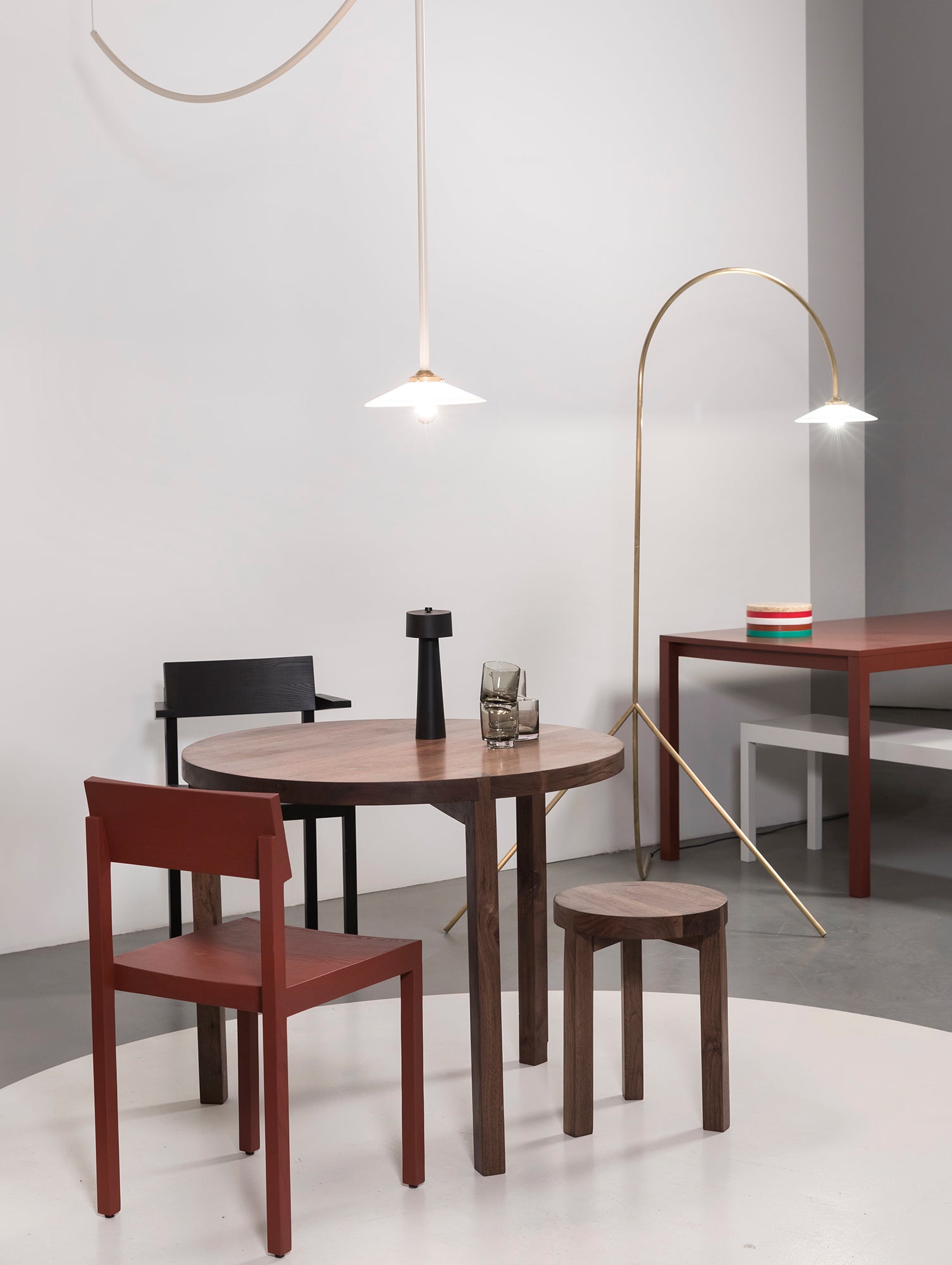 Standing Lamp No.1 by Valerie Objects  - Unlacquered Brass