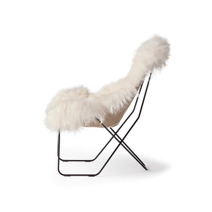 Valhalla Lounge Chair by Cuero - Wild White