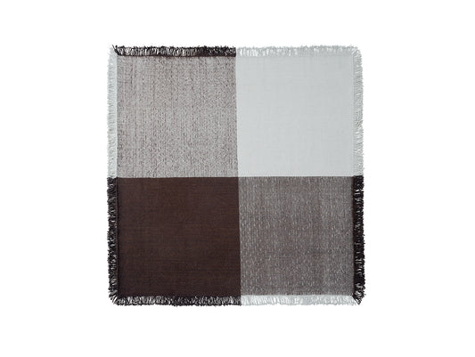 Verso Rug by Muuto - Cool Grey / Dark Brown