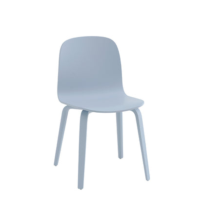 Visu Chair Wood Base by Muuto - Light Blue Ash