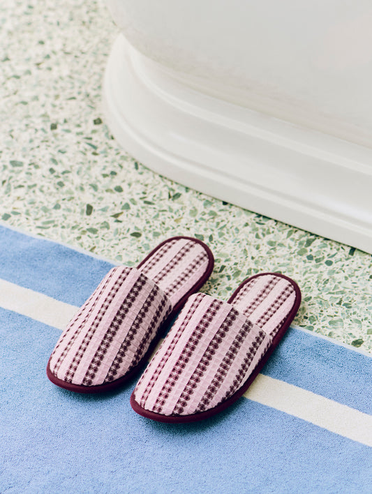 Waffle Slippers by HAY - Cool Pink