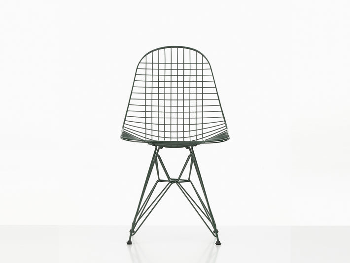 Eames DKR Wire Chair - New Colours by Vitra / Dark Green Powder-Coated Steel