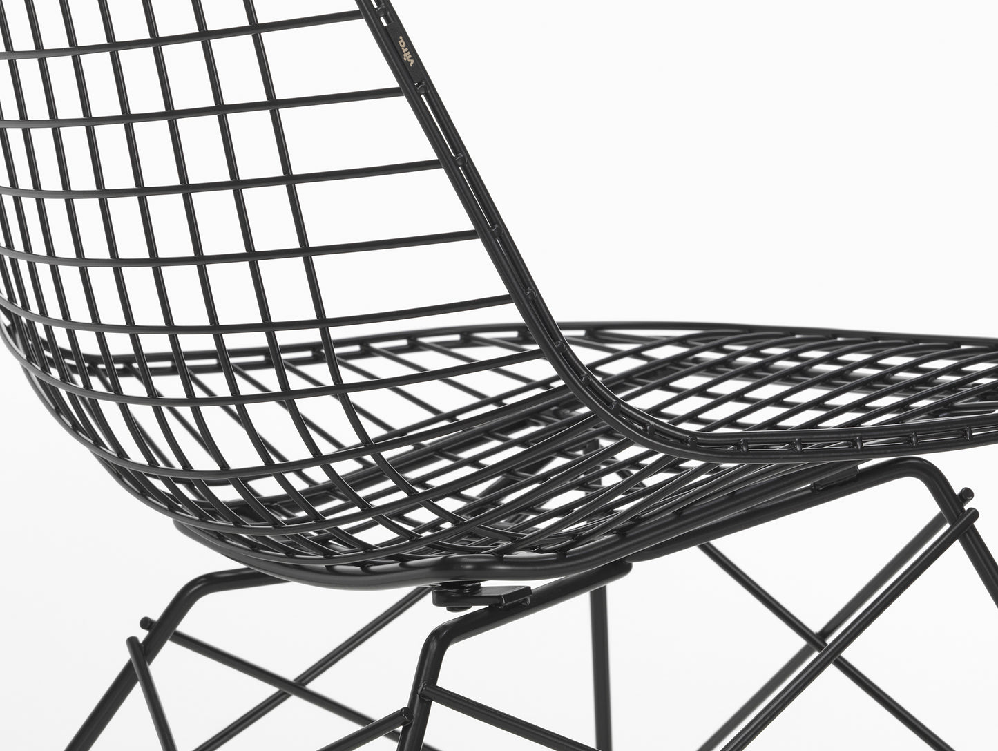 Eames LKR Wire Chair by Vitra - Basic Dark Powder-Coated Steel