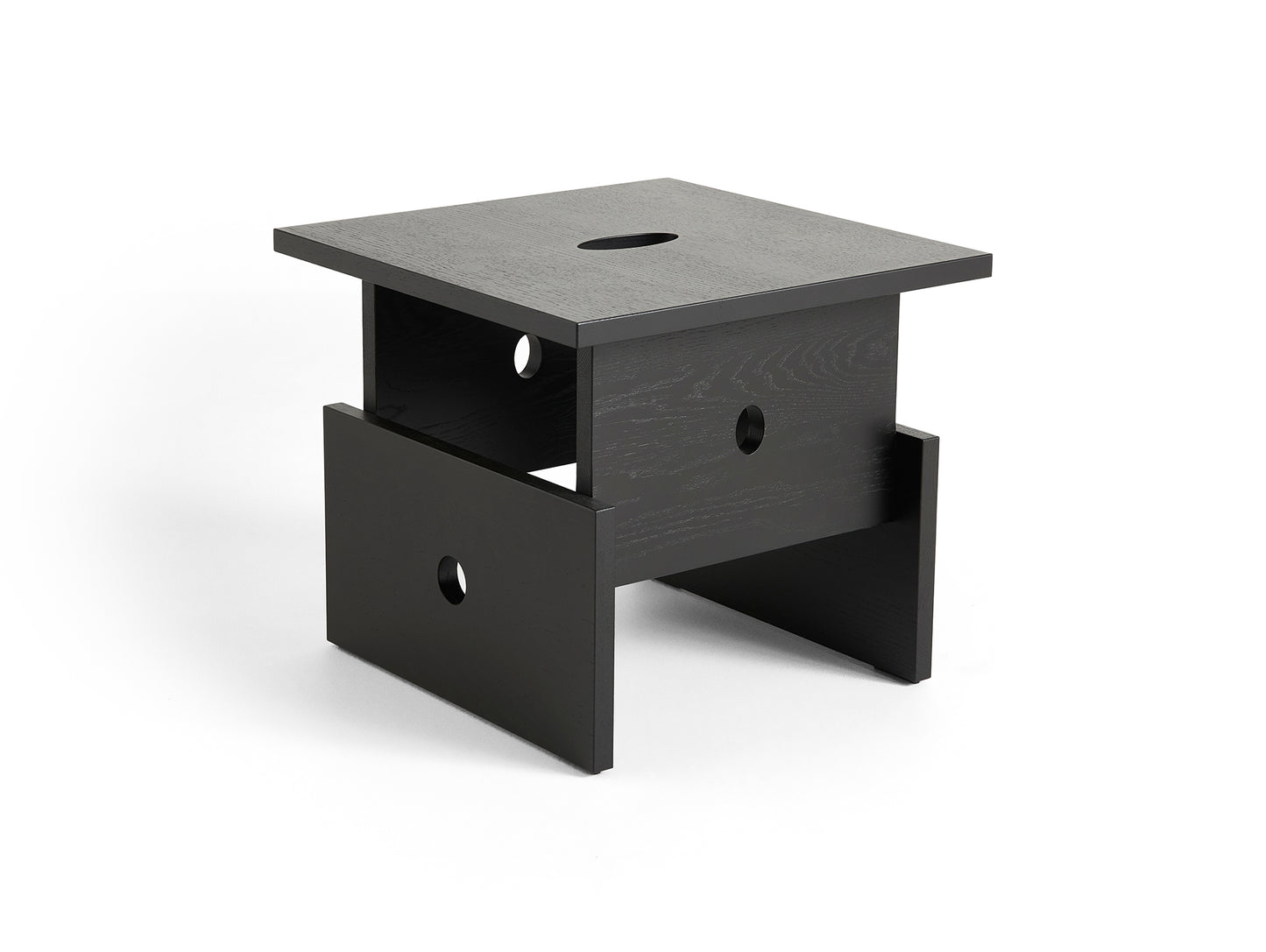 Wood Box Coffee Table by HAY - Black Lacquered Oak