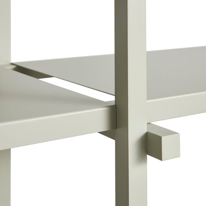 Woody Shelves by HAY - High / Smokey Grey Beech / Smokey Grey Steel