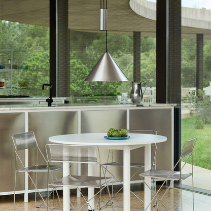 Compass Adjustable Pendant Lamp by HAY - Brushed Aluminium
