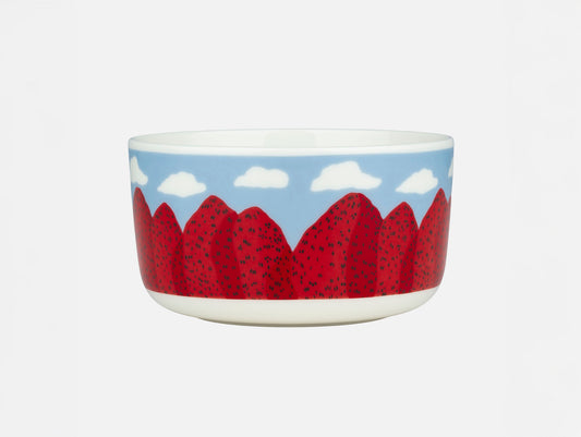 Oiva Mansikkavuoret Bowl 0.5L by Marimekko