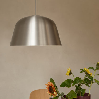 Ambit Pendant by Muuto - 40 cm Diameter / Brushed Aluminium
