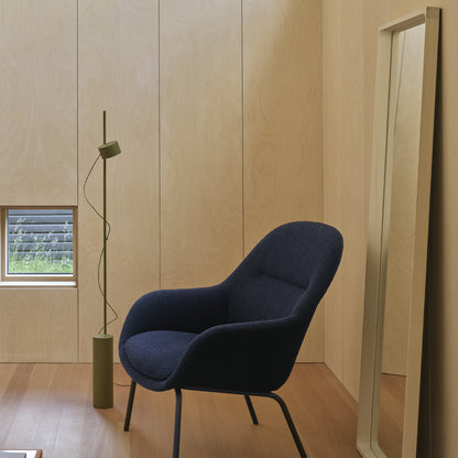 Fiber Lounge Armchair - Tube Base