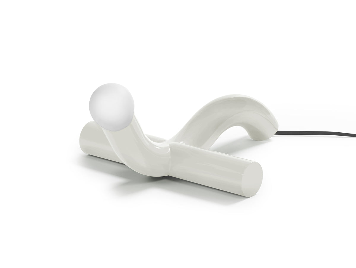 La Due Table Lamp by Valerie Objects - White