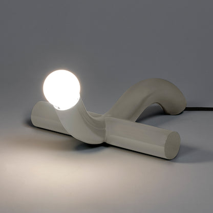 La Due Table Lamp by Valerie Objects - White