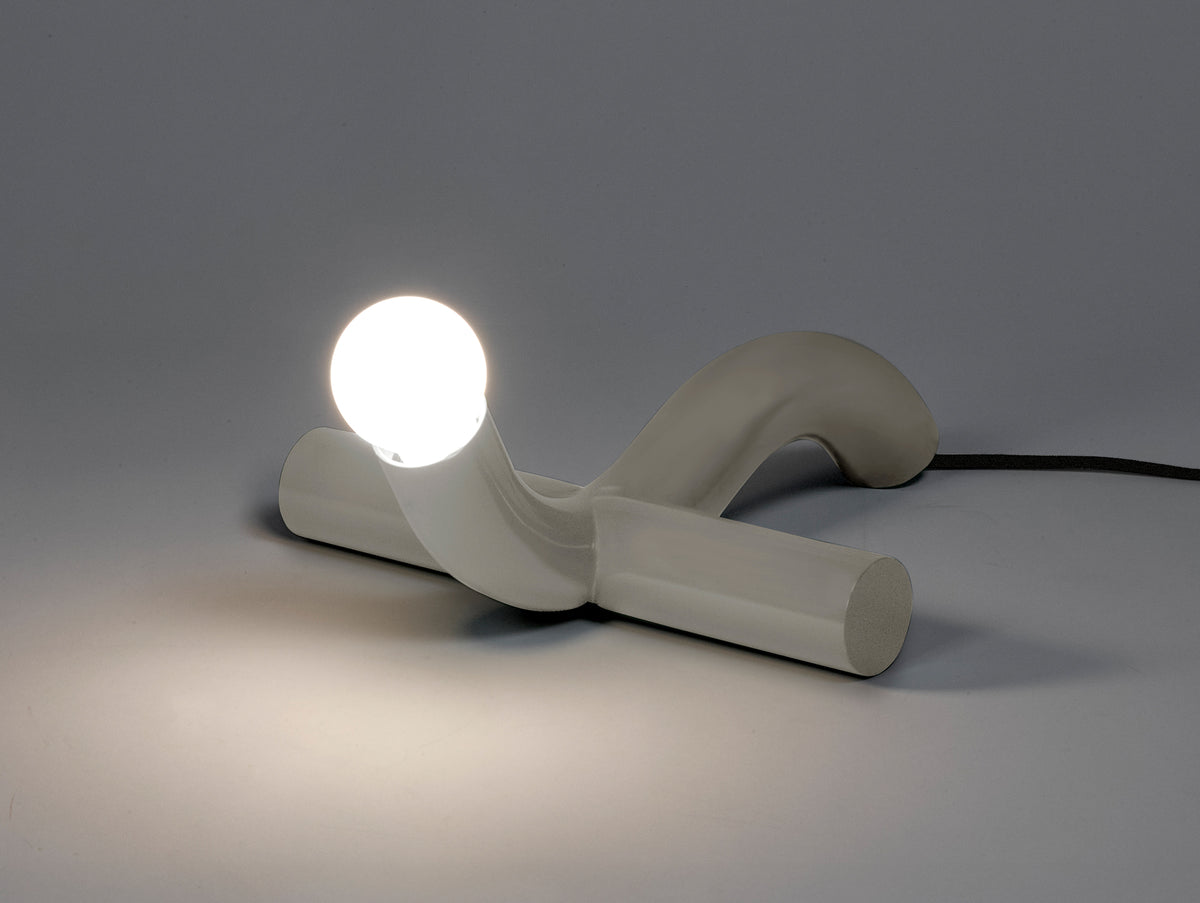 La Due Table Lamp by Valerie Objects - White