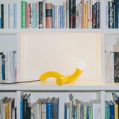 La Due Table Lamp by Valerie Objects - Yellow