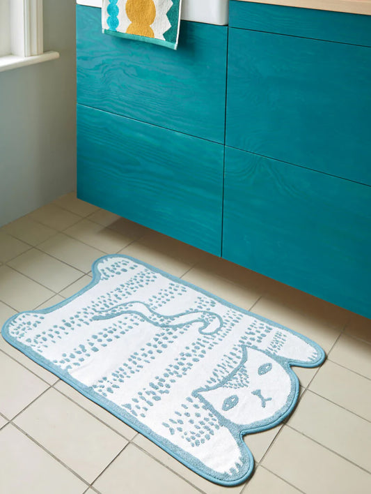 Cat Bath Mat by Donna Wilson