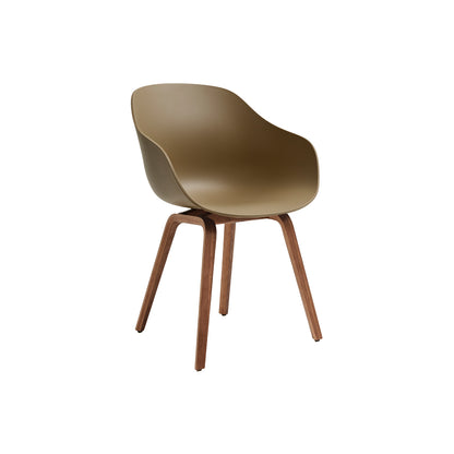 About A Chair AAC 222 - New Colours by HAY / Clay Shell / Lacquered Walnut Base