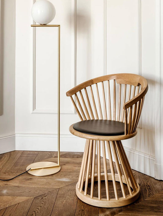 Fan Dining Chair by Tom Dixon - Clear Lacquered Ash
