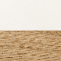 Swatch for Cream White Layout / Oak