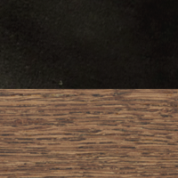 Swatch for Dark Oak / Aida Black Leather