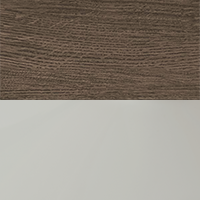 Swatch for Dark Oiled Oak Tabletop / Grey Steel Base