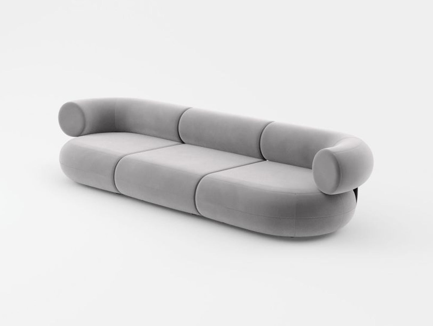 Fat 3-Seater Modular Sofa by Tom Dixon - Tom Dixon Velvet 125