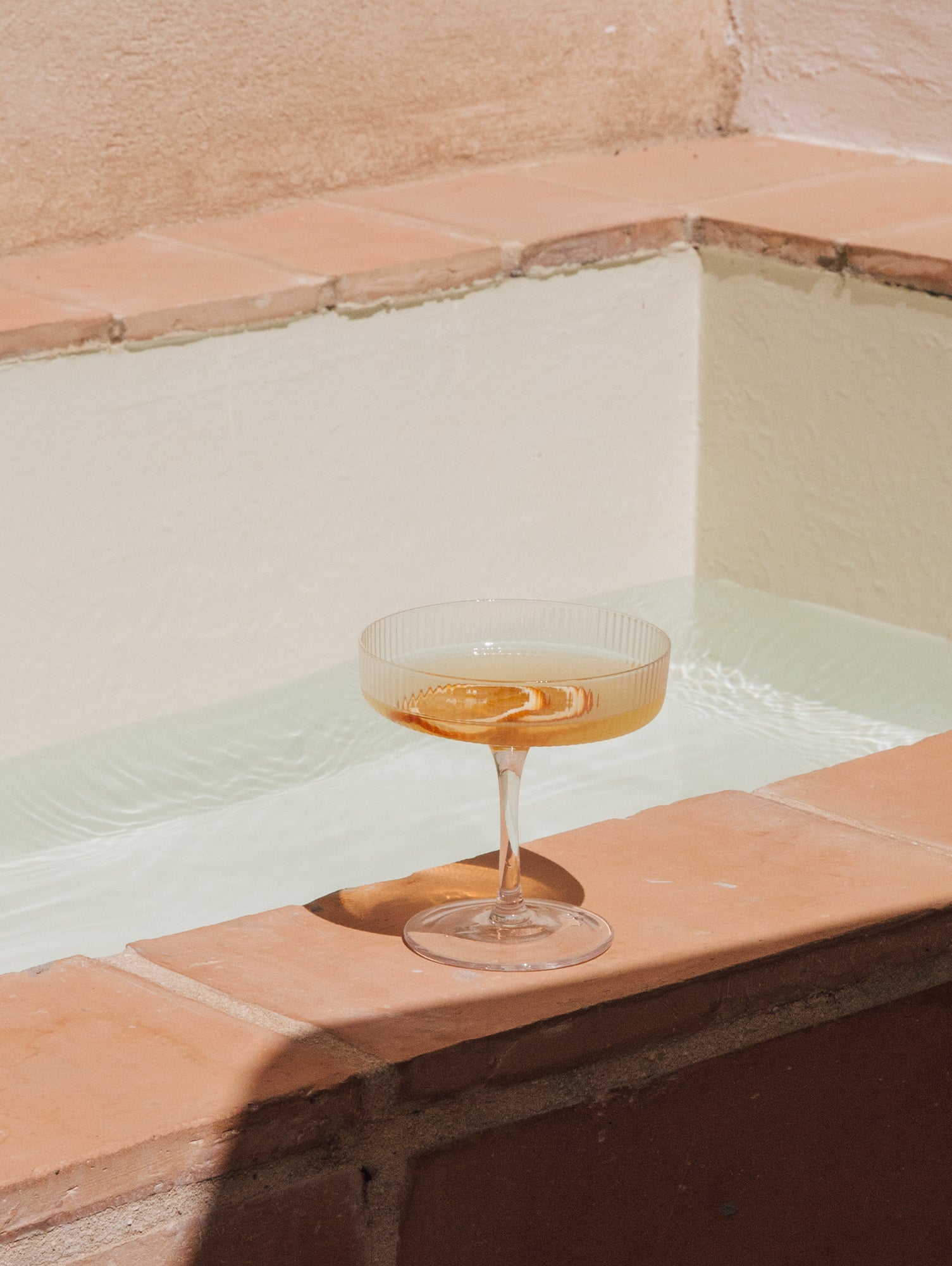 Ripple Champagne Saucers - Set of 2 by Ferm Living