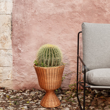 Desert 1-Seater Sofa by Ferm Living - Black Frame / Dark Sand