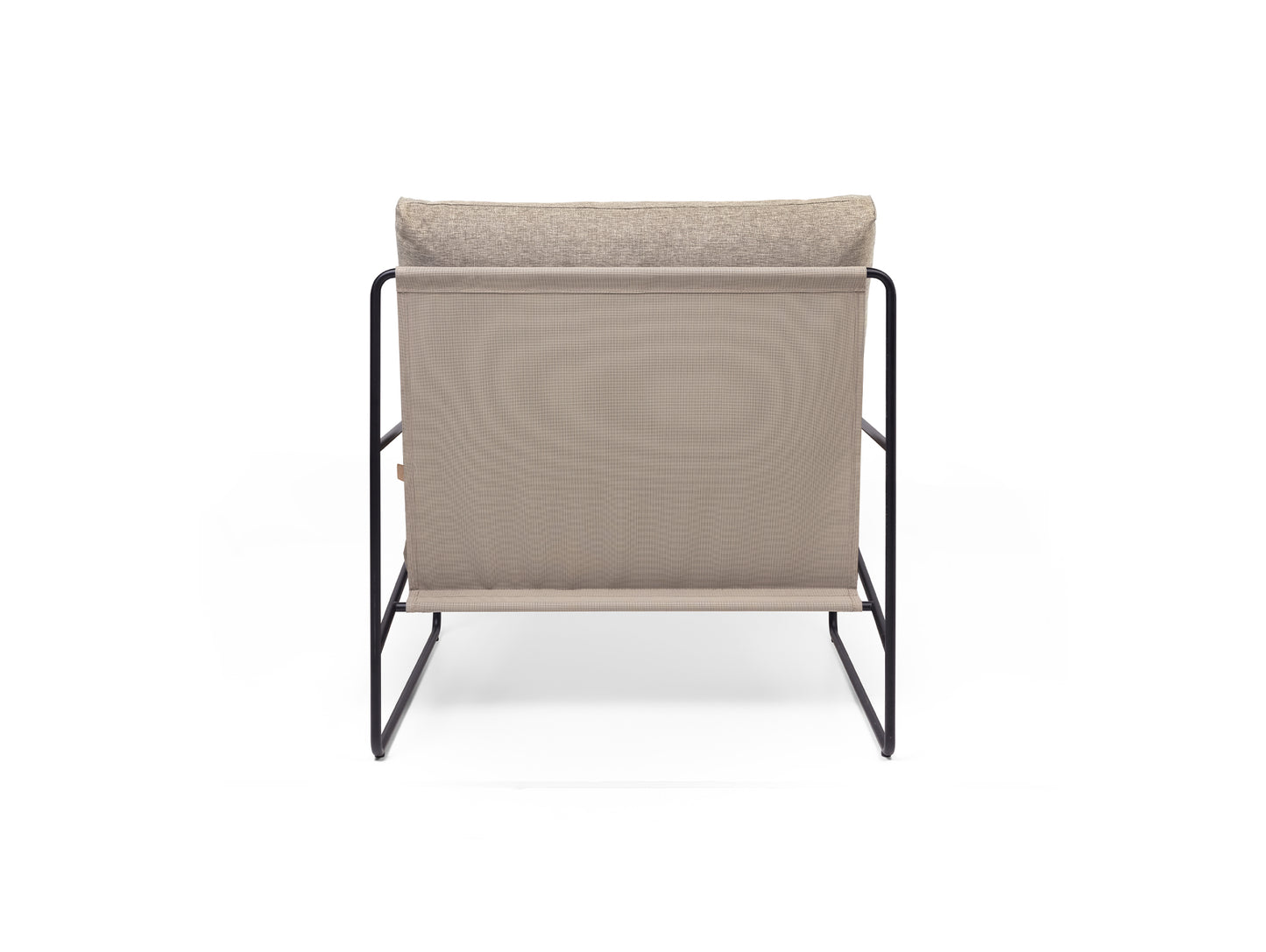 Desert 1-Seater Sofa by Ferm Living - Black Frame / Dark Sand