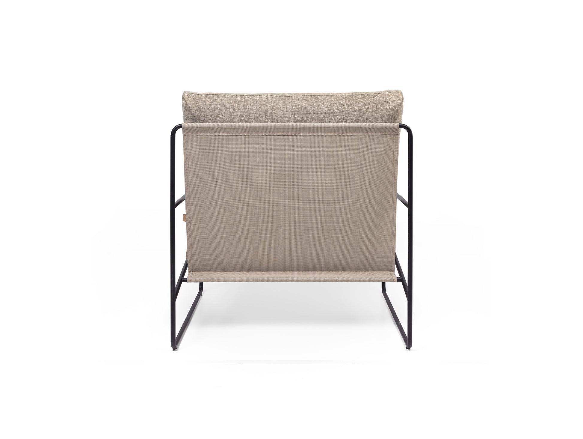 Desert 1-Seater Sofa by Ferm Living - Black Frame / Dark Sand