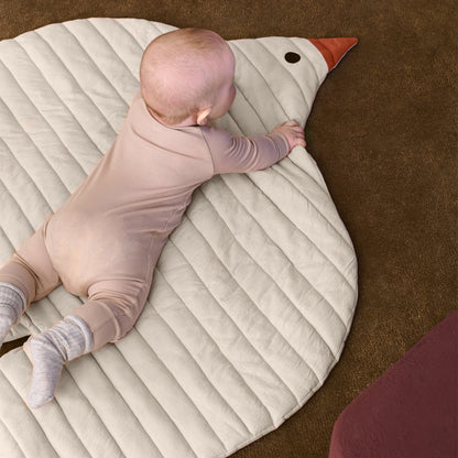 Swif Quilted Mat in Undyed finish by Ferm Living