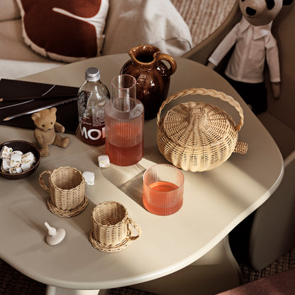 Rattan Tea Set by Ferm Living