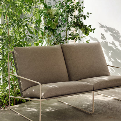 Desert 2-Seater Sofa by Ferm Living - Cashmere Frame / Dark Sand
