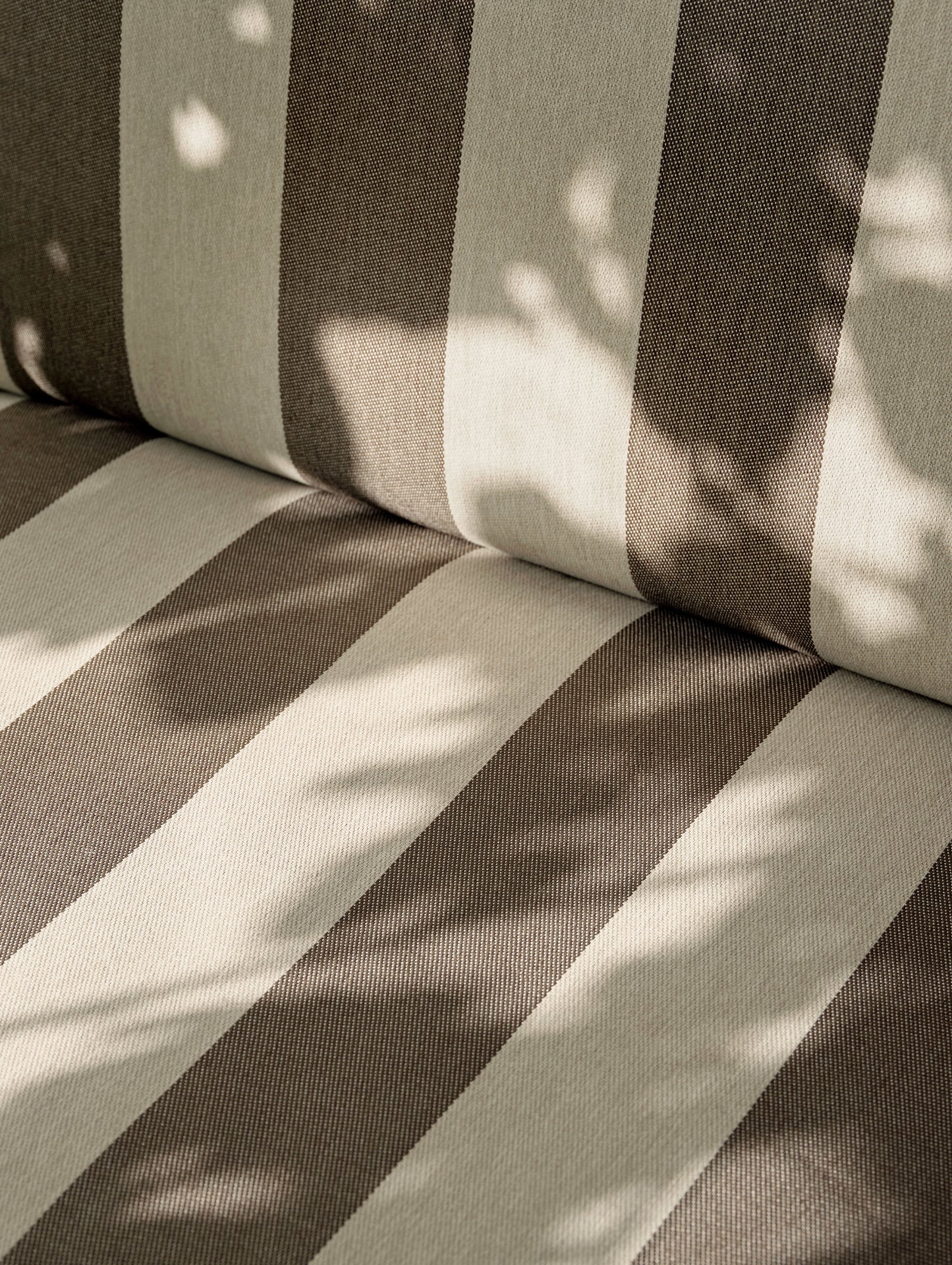 Desert 2-Seater Sofa by Ferm Living - Chocolate Stripe