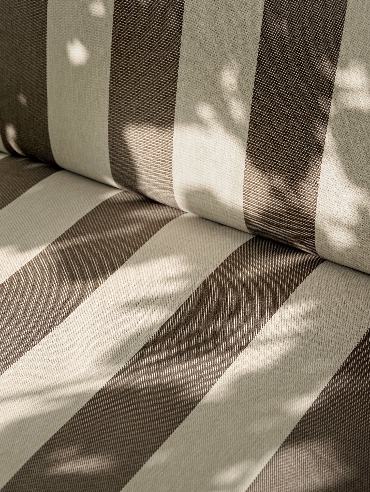Desert 2-Seater Sofa by Ferm Living - Chocolate Stripe