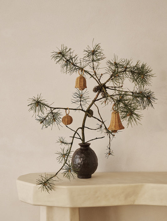 Braided Bell Baubles - Set of 3 by Ferm Living