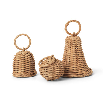 Braided Bell Baubles - Set of 3 by Ferm Living