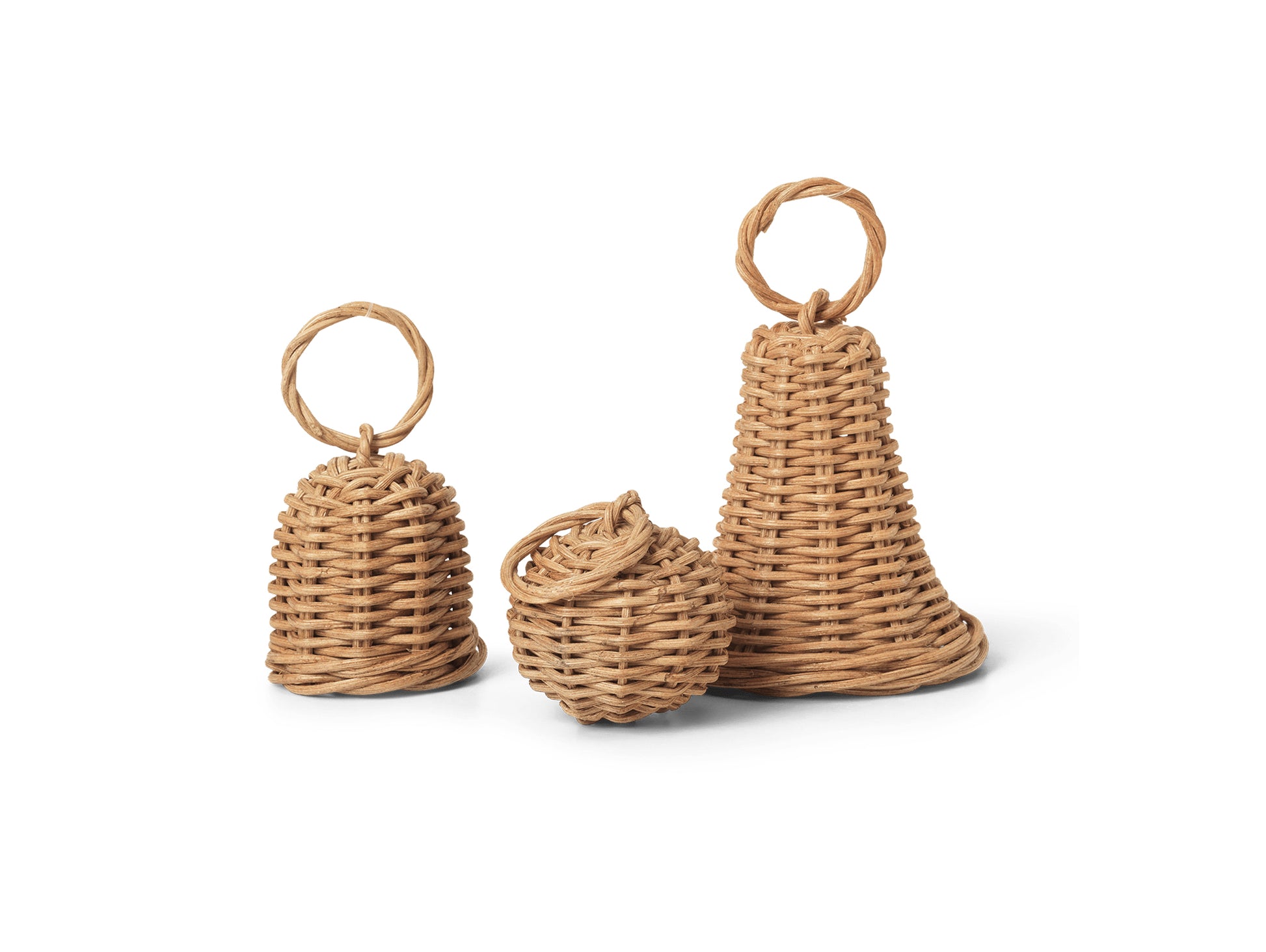 Braided Bell Baubles - Set of 3 by Ferm Living