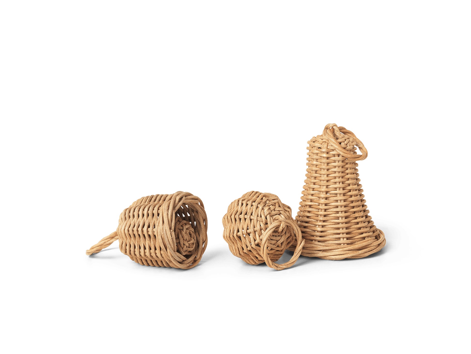 Braided Bell Baubles - Set of 3 by Ferm Living