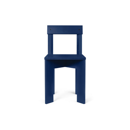 Ark Dining Chair by Ferm Living - Blue Lacquered Beech