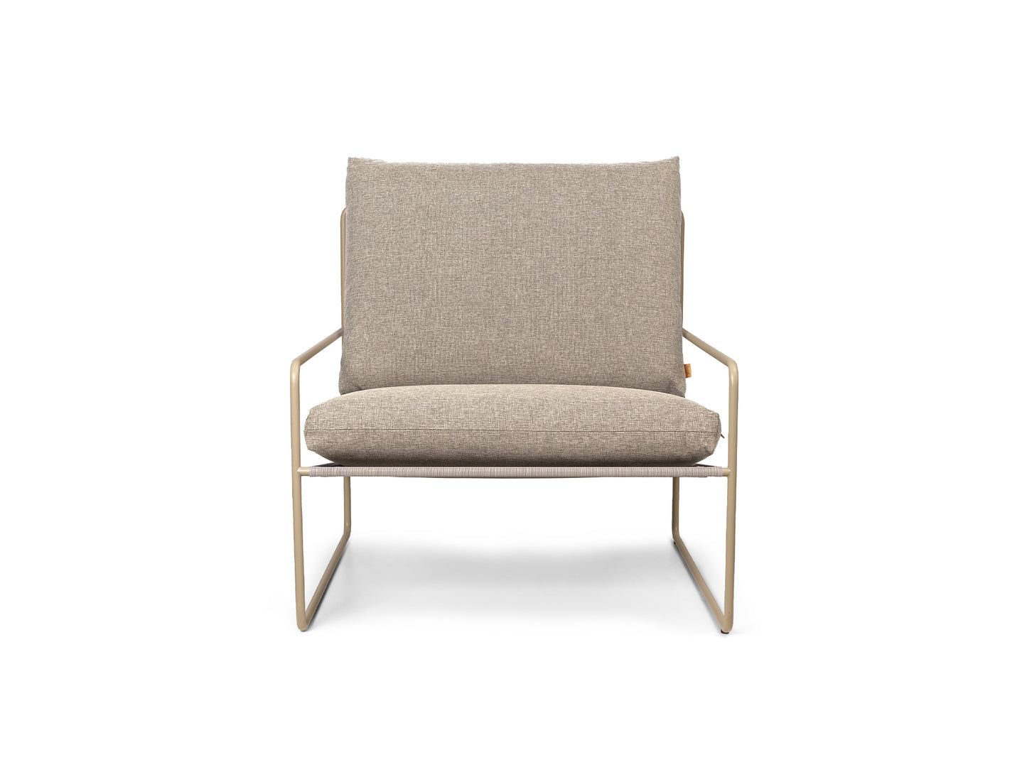 Desert 1-Seater Sofa by Ferm Living - Cashmere Frame / Dark Sand