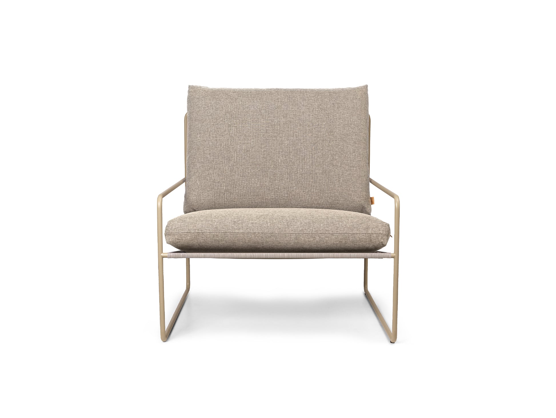 Desert 1-Seater Sofa by Ferm Living - Cashmere Frame / Dark Sand