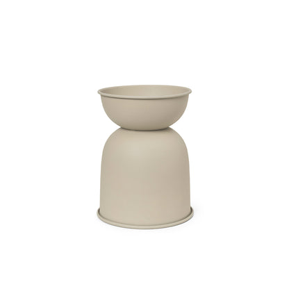 Hourglass Pots by Ferm Living - Extra Small / Cashmere