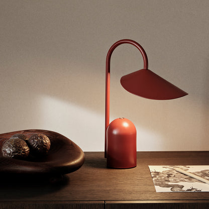 Arum Portable Lamp by Ferm Living - Oxide Red