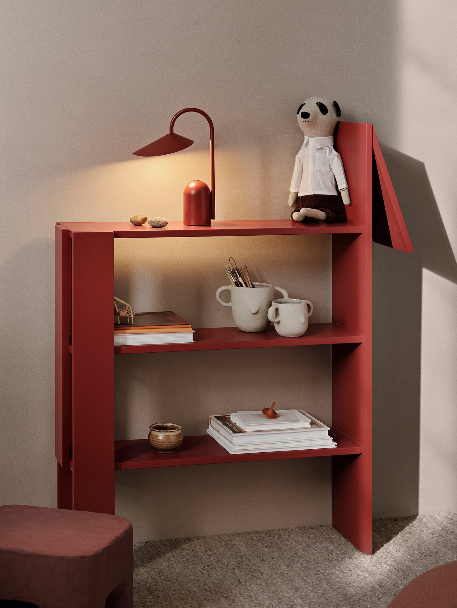 Arum Portable Lamp by Ferm Living - Oxide Red