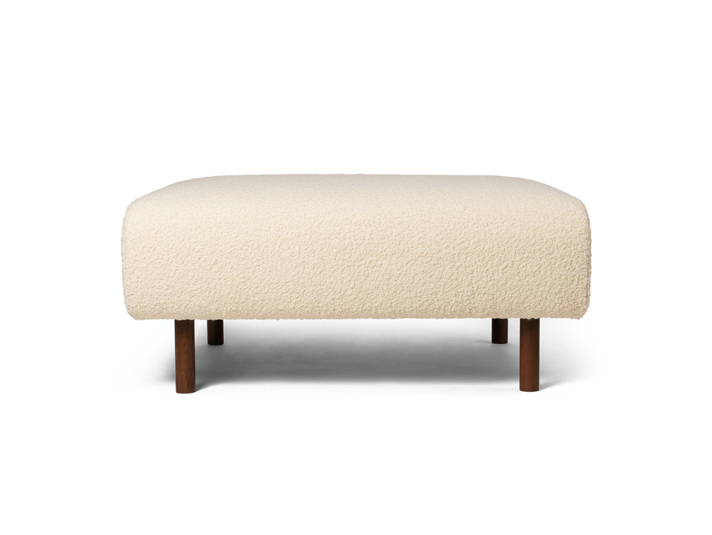 Dase Ottoman by Ferm Living - Nordic Boucle Off White